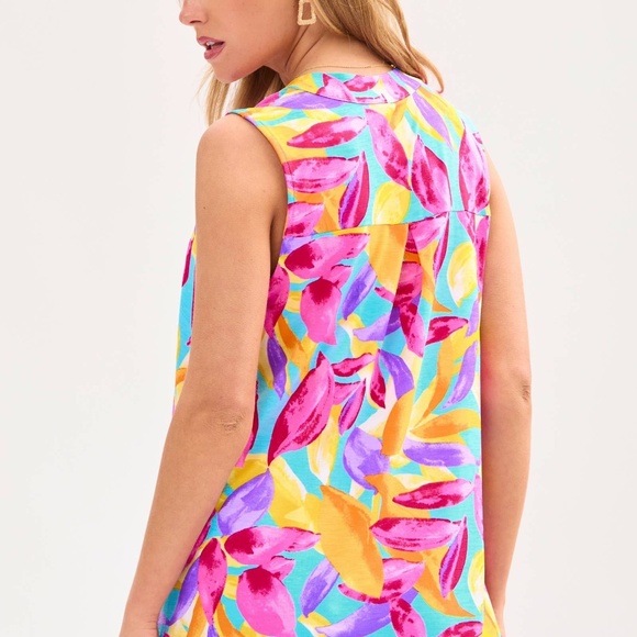 Dear Scarlett Colorful Sleeveless Tank Top - Picture 3 of 3